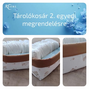 Tárolókosár 2., Otthon & Életmód, Babaszoba, gyerekszoba, Játéktároló, Varrás, MESKA