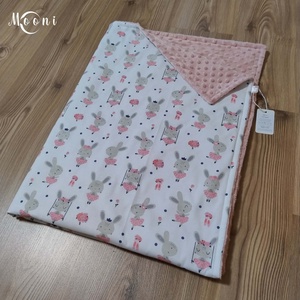 Nyuszis ágynemű szett bölcsibe / oviba (pamut-minky) - játék & sport - ovis felszerelés - ovis szett - Meska.hu