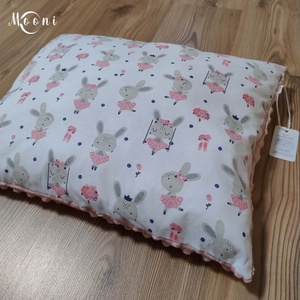 Nyuszis ágynemű szett bölcsibe / oviba (pamut-minky) - játék & sport - ovis felszerelés - ovis szett - Meska.hu