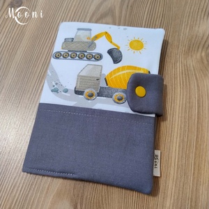 Munkagépek � Gyermek egészségügyi kiskönyv borító - Meska.hu