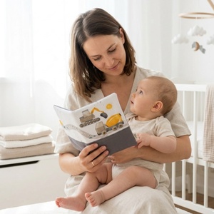 Munkagépes gyermek egészségügyi kiskönyv borító - baba - mama - babaemlékek - egészségügyi kiskönyv borító - Meska.hu