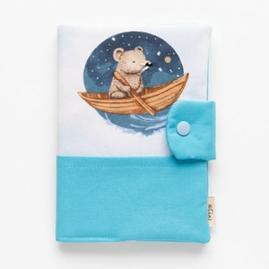 Csónakázás mintás gyermek egészségügyi kiskönyv borító - baba - mama - babaemlékek - egészségügyi kiskönyv borító - Meska.hu