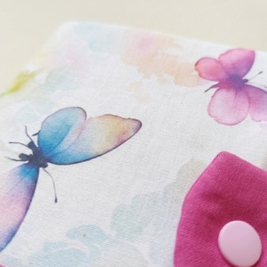 Pillangó mintás gyermek egészségügyi kiskönyv borító - baba - mama - babaemlékek - egészségügyi kiskönyv borító - Meska.hu