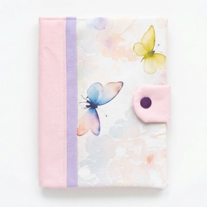 Pillangó mintás gyermek egészségügyi kiskönyv borító, Baba - mama, Babaemlékek, Egészségügyi kiskönyv borító, Varrás, MESKA