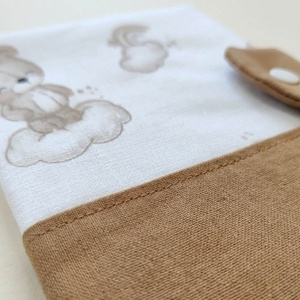 Kismackó mintás gyermek egészségügyi kiskönyv borító - baba - mama - babaemlékek - egészségügyi kiskönyv borító - Meska.hu