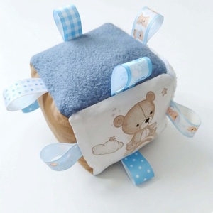 Kismackóm babakocka csörgővel � puha fejlesztő babajáték, Baba - mama, Baba játékok, Babakocka, Varrás, MESKA