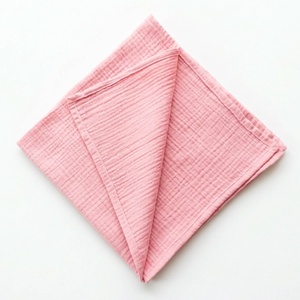 Rózsaszín dupla géz babakendő és textilpelenka, Baba - mama, Pelenkázó, babafürdető kellékek, Pelenka, Varrás, MESKA