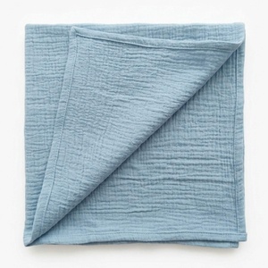 Farmerkék dupla géz babakendő és textilpelenka, Baba - mama, Pelenkázó, babafürdető kellékek, Pelenka, Varrás, MESKA