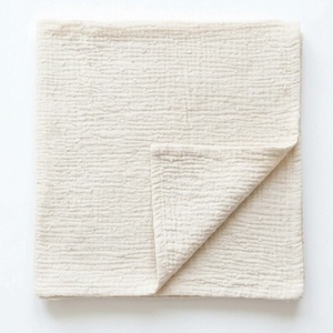 Bézs dupla géz babakendő / textilpelenka, Baba - mama, Pelenkázó, babafürdető kellékek, Pelenka, Varrás, MESKA