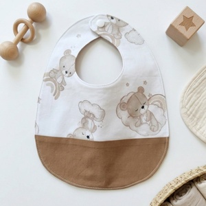 Kismackóm baba előke, Baba - mama, Szoptatási, etetési kellékek, Partedli, előke, Varrás, MESKA