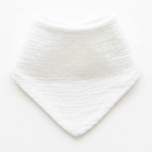 Fehér dupla géz és waffle baba nyálkendő, Baba - mama, Babaruházat, Nyálkendő, Varrás, MESKA