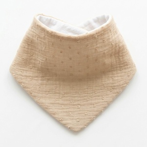 Dupla géz és waffle nyálkendő babáknak � bézs, Baba - mama, Babaruházat, Nyálkendő, Varrás, MESKA