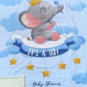 Elefántos ovis ágynemű szett - kék� töltött, pamut, egybevarrt - játék & sport - ovis felszerelés - ovis ágynemű - Meska.hu