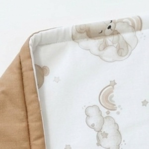 Kismackó mintás lapos pamut baba párna - baba - mama - baba ágynemű - szett kiságyba - Meska.hu