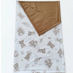 Kismackó mintás bélelt pamut baba takaró, Baba - mama, Baba ágynemű, Szett kiságyba, Varrás, MESKA