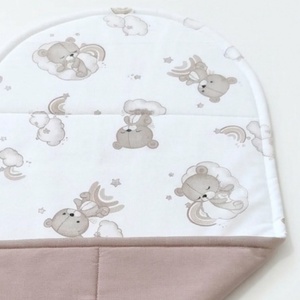 Kismackó mintás pamut babafészek betét - baba - mama - baba ágynemű - babafészek - Meska.hu