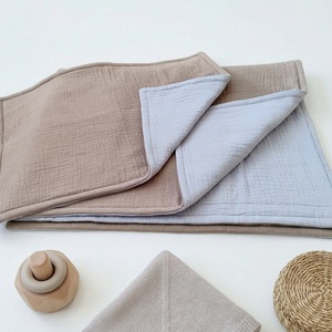 Baba ágynemű szett kiságyba � bélelt dupla géz (camel-szürke), Baba - mama, Baba ágynemű, Szett kiságyba, Varrás, MESKA