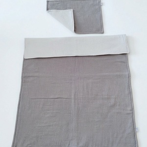 Baba ágynemű szett kiságyba � bélelt dupla géz (camel-drapp) - baba - mama - baba ágynemű - szett kiságyba - Meska.hu