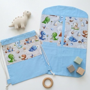 Dinós ovis ruhás zsák szett � tornazsák bölcsődébe és óvodába, Játék & Sport, Ovis felszerelés, Ovis szett, Varrás, MESKA