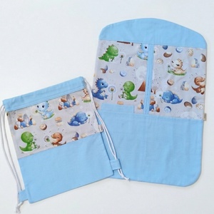 Dinós ovis ruhás zsák szett � tornazsák bölcsődébe és óvodába, Játék & Sport, Ovis felszerelés, Ovis szett, Varrás, MESKA