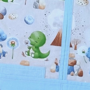 Dinós ovis ruhás zsák szett � tornazsák bölcsődébe és óvodába - játék & sport - ovis felszerelés - ovis szett - Meska.hu