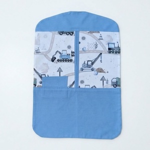 Munkagépes ovis ruhás zsák vállfára � vállfás ruhazsák bölcsibe és oviba, Játék & Sport, Ovis felszerelés, Ovis zsák, Varrás, MESKA