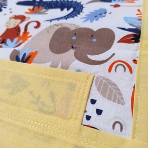 Szafari mintás ovis ruhás zsák vállfára � vállfás ruhazsák bölcsibe és oviba - játék & sport - ovis felszerelés - ovis zsák - Meska.hu