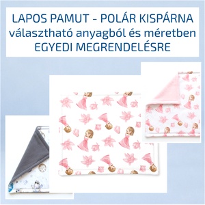Lapos pamut - polár kispárna – babáknak - egyedi megrendelésre - választható anyagból és méretben, Otthon & Életmód, Lakástextil, Ágynemű, Varrás, Puha, lapos kialakítású pamut–polár kispárna babáknak és ovisoknak ?
Kényelmes és praktikus választ..., MESKA