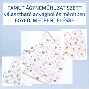 Pamut ágyneműhuzat szett – babáknak - egyedi megrendelésre - választható anyagból és méretben, Baba - mama, Baba ágynemű, Babatakaró, gyerek pléd, Varrás, Puha, 100% pamut ágyneműhuzat szett babáknak és ovisoknak ?
Kényelmes, bőrbarát és praktikus válasz..., MESKA