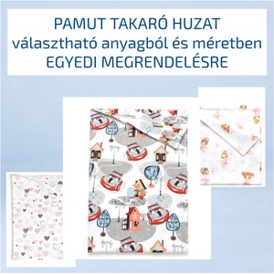 Pamut takaróhuzat � babáknak - egyedi megrendelésre - választható anyagból és méretben - Meska.hu