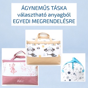 Ágyneműs táska � ovis tároló táska, cipzárral - egyedi megrendelésre - választható anyagból - Meska.hu