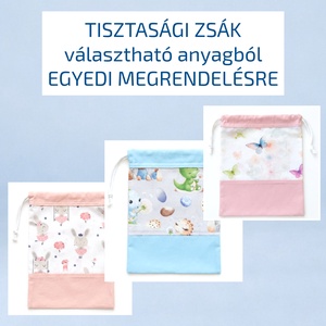 Tisztasági zsák � zsinóros ovis zsák - egyedi megrendelésre - választható anyagból - Meska.hu