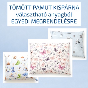 Tömött pamut kispárna � gyermek párna - egyedi megrendelésre - választható anyagból - Meska.hu