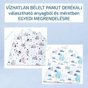 Vízhatlan bélelt pamut derékalj � gumis ovis lepedő - egyedi megrendelésre - választható anyagból és méretben - Meska.hu