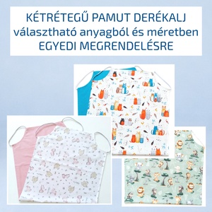 Kétrétegű pamut derékalj � gumis ovis lepedő - egyedi megrendelésre - választható anyagból és méretben - Meska.hu