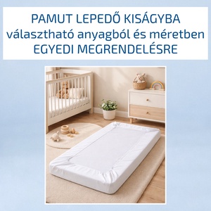 Pamut lepedő kiságyba � gumis lepedő babaágyba - egyedi megrendelésre - választható anyagból és méretben - baba - mama - baba ágynemű - babatakaró, gyerek pléd - Meska.hu