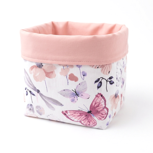 Textil tároló kosár � babáknak - választható anyagból és méretben - baba - mama - pelenkázó, babafürdető kellékek - pelenkatároló (kosár, fali) - Meska.hu