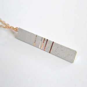 Elegáns beton nyaklánc - Meska.hu