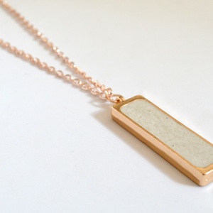 Rose gold beton nyaklánc -  - Meska.hu