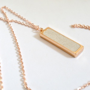 Rose gold beton nyaklánc -  - Meska.hu