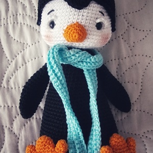 Amigurumi pingvin, Játék & Sport, Plüssállat & Játékfigura, Más figura, Horgolás, MESKA
