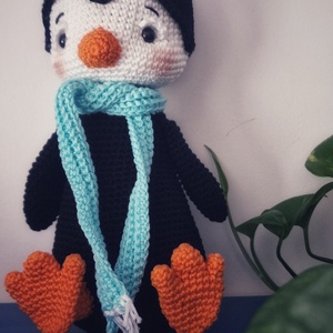 Amigurumi pingvin - játék & sport - plüssállat & játékfigura - más figura - Meska.hu