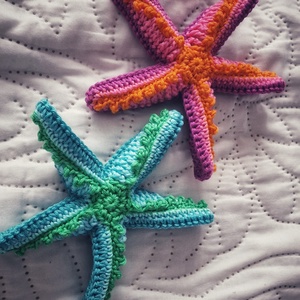 Horgolt tengeri csillagok - Meska.hu