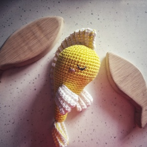 Amigurumi aranyhalacska, Játék & Sport, Plüssállat & Játékfigura, Más figura, Horgolás, MESKA