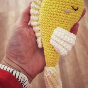 Amigurumi aranyhalacska - játék & sport - plüssállat & játékfigura - más figura - Meska.hu