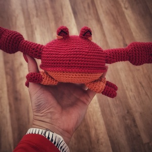 Amigurumi rákocska, Játék & Sport, Plüssállat & Játékfigura, Más figura, Horgolás, MESKA