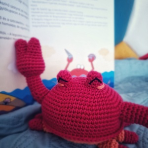 Amigurumi rákocska - játék & sport - plüssállat & játékfigura - más figura - Meska.hu