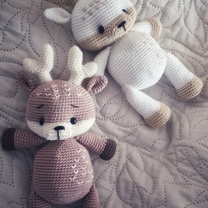 Amigurumi / horgolt rénszarvas, Játék & Sport, Plüssállat & Játékfigura, Más figura, Horgolás, MESKA