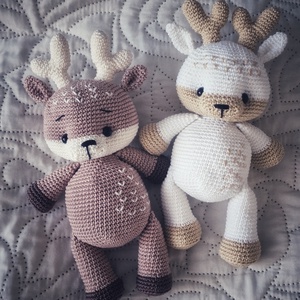Amigurumi / horgolt rénszarvas - játék & sport - plüssállat & játékfigura - más figura - Meska.hu