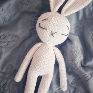 Horgolt húsvéti nyuszi  - játék & sport - plüssállat & játékfigura - nyuszi - Meska.hu